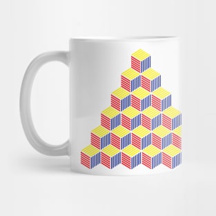 Cube 3D Geometric Pattern Mug